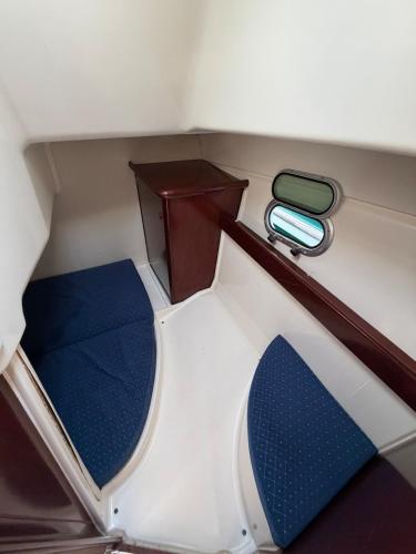 a view of the inside of a boat at Unique experience on a boat in Saint-Raphaël in Saint-Raphaël