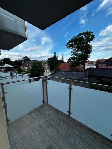 a view from the roof of a building at Apartament w Dolinie Baryczy in Milicz