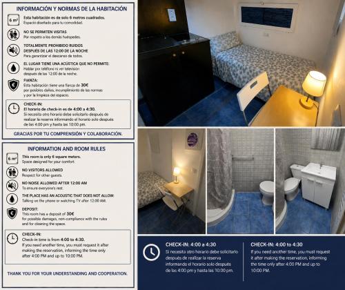 ALBERGUE CRISTINA habitaciones con baño privado y mini cocina