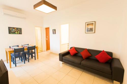 Χώρος καθιστικού στο Sugar Loft Apartments