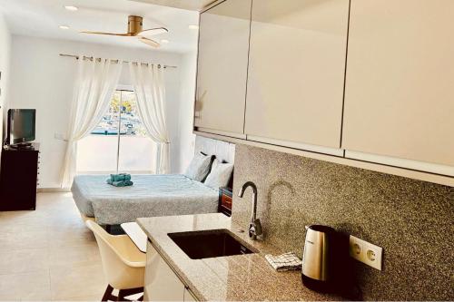 Marina view studio in Lagos town center sea view