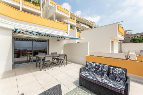 Balcon sur les Vagues - Terrasse vue sur la mer