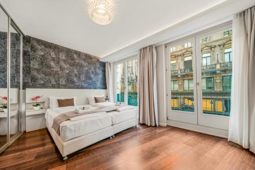 Square Apartments, Stephansplatz View, AC, Kitchen