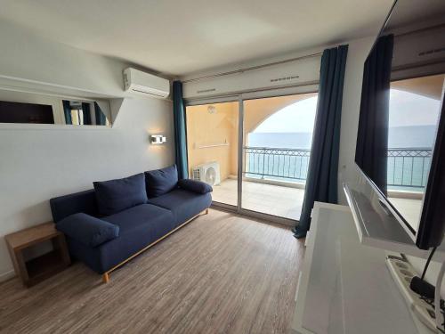 T2 balcon vue mer, 2 piscines, plage à pied 4pers