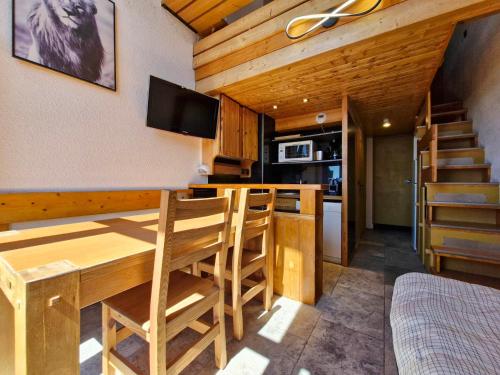 Duplex skis aux pieds avec WIFI, animaux admis - 5 pers, Arc 1800 - FR-1-411-297