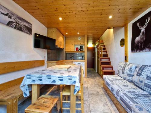Duplex 2 pièces pour 5 pers. aux Arcs 1800, balcon et Wifi - FR-1-411-47