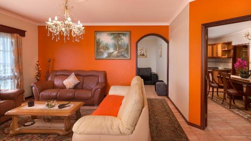 Χώρος καθιστικού στο Paradise House Calheta