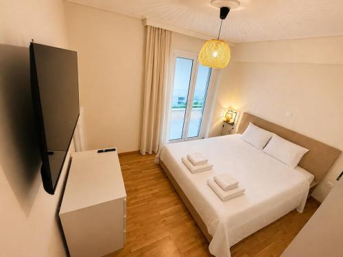 Panoramic Seafront Apartment- Flisvos Marina