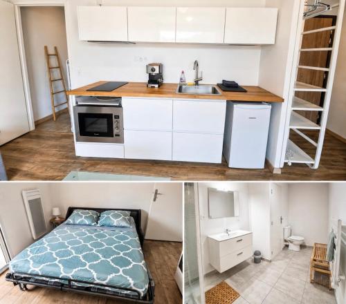 Studio 2 minutes du port Bonifacio avec parking privé