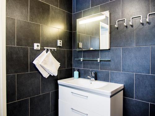 Bilik mandi di Haapala Suites entinen IIDA Vuokatti