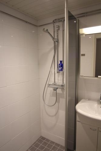 Koupelna v ubytování Jaakonkatu City Apartment