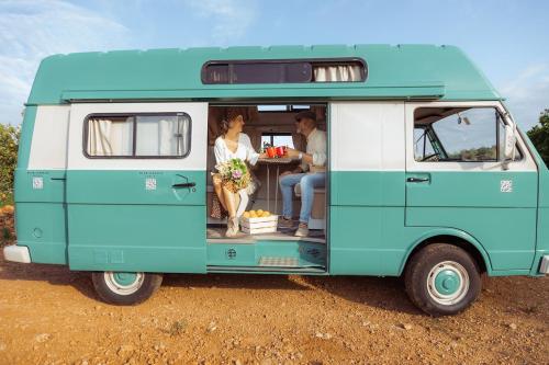 Rent a VW LT31 Camper Van with Blue Classics