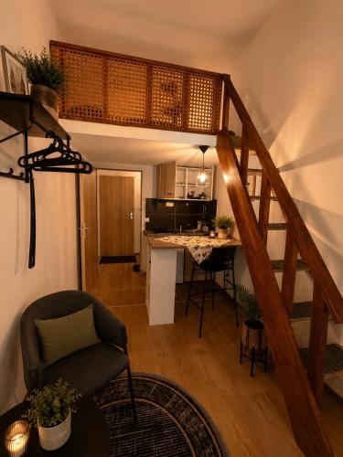 Modern Loft Studio with Private Kitchenette & Shower