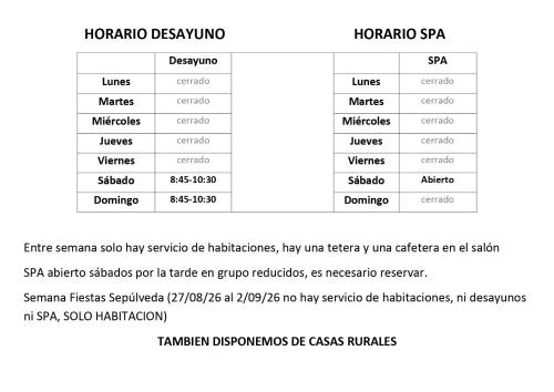 a screenshot of a document with the names of the ingredients of a recipe at Hotel Rural & SPA Puente del Duratón in Sepúlveda