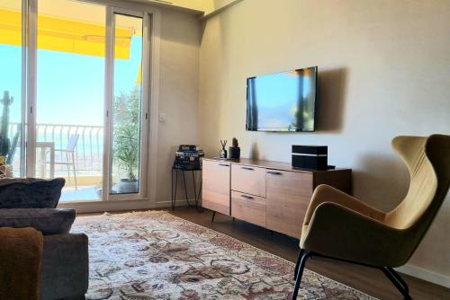 Magnifique appartement vue mer Nice les Baumettes