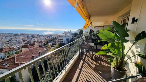 Magnifique appartement vue mer Nice les Baumettes