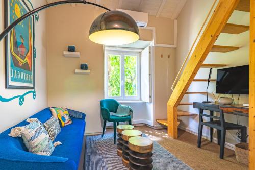 Graça Cozy blue loft Authentic Lisbon Gem
