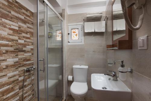Koupelna v ubytování Cretan Villa Hotel