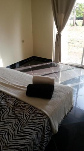 Katil atau katil-katil dalam bilik di B&B Le Villette Las Lajas