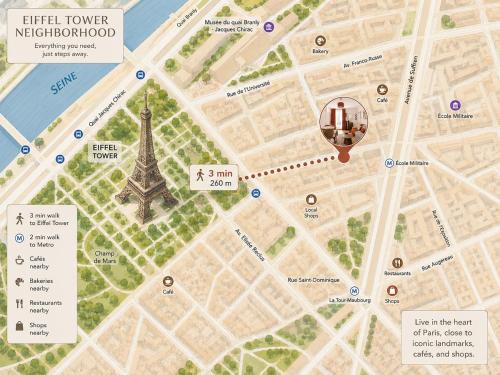 Exclusive Chic Stay! Live Next to the Eiffel Tower