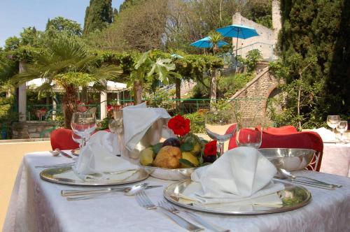 En restaurang eller annat matställe på Hotel Broglia