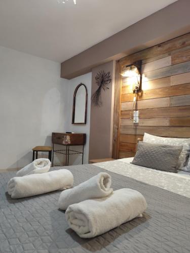 Llit o llits en una habitació de Pavillion2
