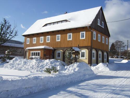 Ferienwohnung Hockert v zimě