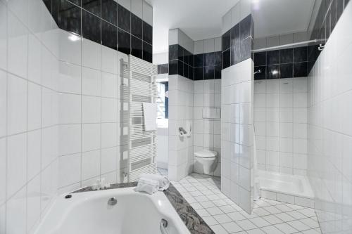 Phòng tắm tại Eurotel Lanaken