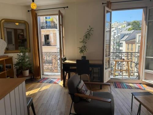 Appartement lumineux à 5 minutes des Buttes-Chaumont