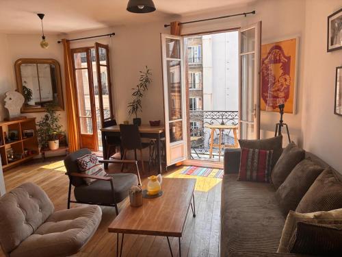 Appartement lumineux à 5 minutes des Buttes-Chaumont