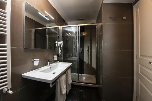 Koupelna v ubytování Villa San Martino