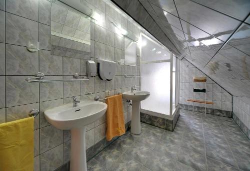 Kúpeľňa v ubytovaní Biotanika