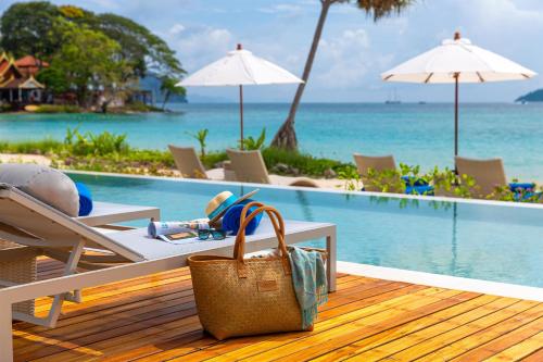 a view of the pool at a resort at OUTRIGGER Phi Phi Island Resort in Phi Phi Islands