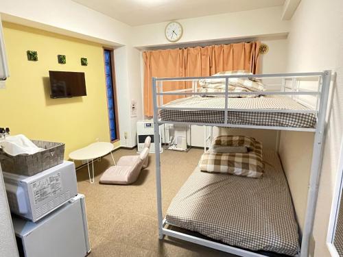 Room 303 Aruter Hotel Sapporo 10-minute walk from Sapporo Station Retro Japandi Room - Vacation STAY 18864