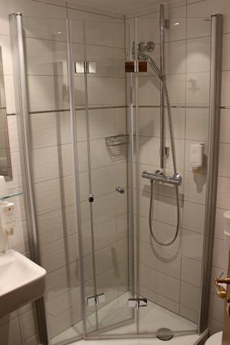 Ett badrum på Central-Hotel