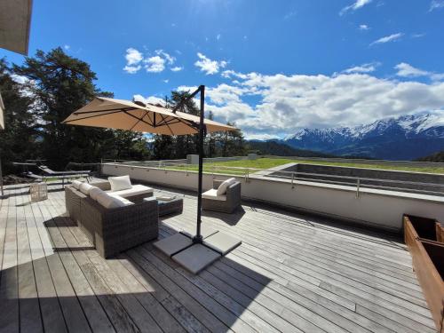 Laax Alpine Lodge by Quokka 360 - Stylish Apartment with Terrace and Stunning Mountain Views