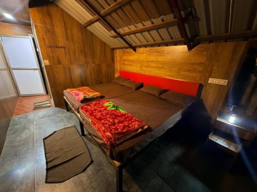 an overhead view of a bed in a room at Apm resort kodai in Kodaikānāl
