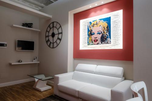 Μια τηλεόραση ή/και κέντρο ψυχαγωγίας στο Apart Hotel Torino
