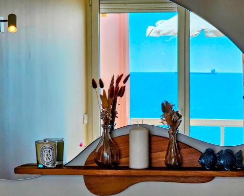 L'Horizon Bleu, Superbe Vue Mer, Piscine, Parking, Climatisation