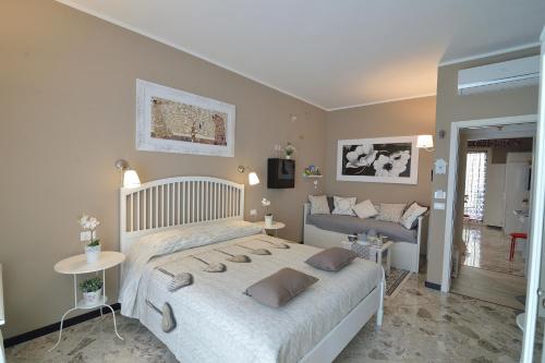 Llit o llits en una habitació de Dimora Pascali - "Home & Breakfast"