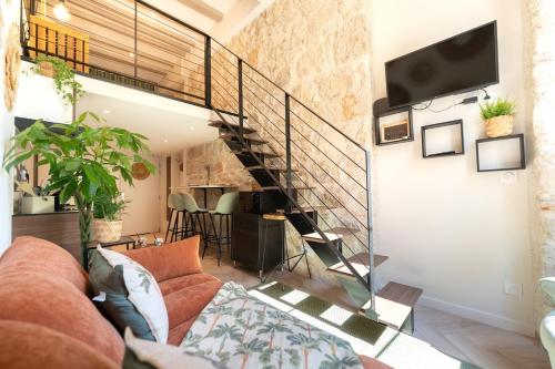 Downtown duplex, Clim, 15 min walk to the sea