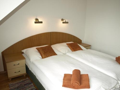 Postel nebo postele na pokoji v ubytování Vila BEBA