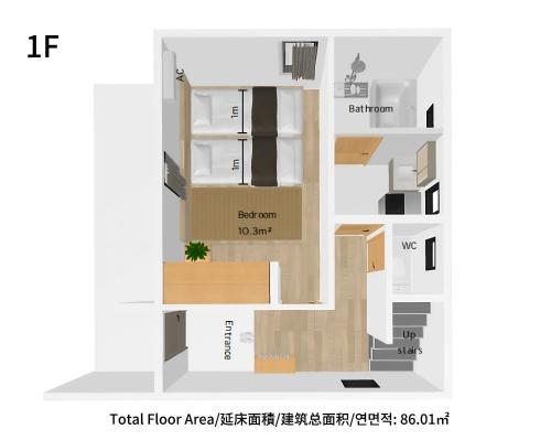 ISSHUKU-NOMA北新宿II-Private 3-Story House-4BR-Near Shinjuku-For 10 Guests