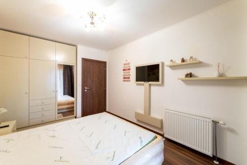 โทรทัศน์และ/หรือระบบความบันเทิงของ CozyFlat in the central Arad