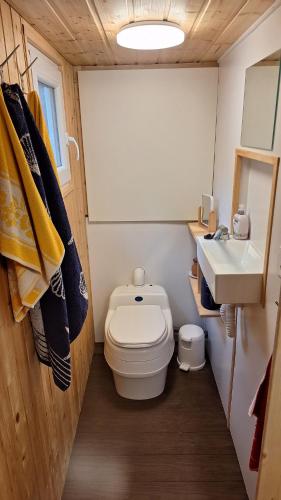 Et badeværelse på Hütte 28
