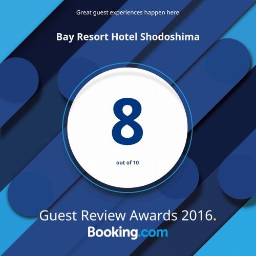 Certifikát, hodnocení, plakát nebo jiný dokument vystavený v ubytování Bay Resort Hotel Shodoshima