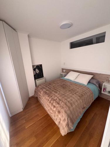 a bedroom with a large bed in a room at Fernández Vega 6 in Ponteareas