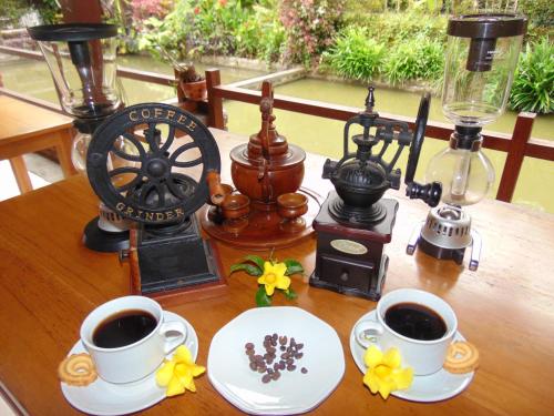 Koffie- en theefaciliteiten bij Amartya Puri Green Cottages