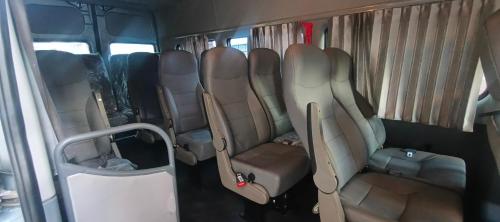 a view of the back seats of a van at Hangar pista36 in Hacienda Santa Rosa
