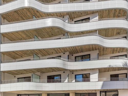 an external view of a building with balconies at ibis Styles ST Pauls Bay Malta in St. Paul's Bay